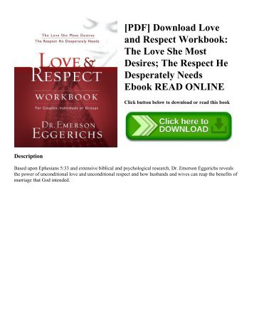 Love And Respect Workbook Pdf Download